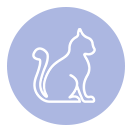 ícone de especialidade em felinos
